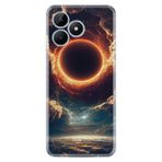 Kılıfland Realme 12 Lite ile Uyumlu Kılıf, Hayat Serisi, Desenli Güneş Tutulması, Silikon, Arka Kapak
