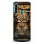 Kılıfland Realme 5i ile Uyumlu Boutique Baskılı Mısır Tasarımlı Kılıf, Renk13