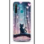 Kılıfland Realme 5i ile Uyumlu Kılıf, Boutique Baskılı, Love Cats Tree Desenli, Renk50