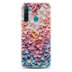 Kılıfland Realme 5i ile Uyumlu Kılıf, Boutique Baskılı, Renkli Kalpler Deseni