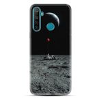 Kılıfland Realme 5i ile Uyumlu Silikon Kılıf, Astronot Red Balon Desen, Siyah