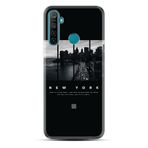 Kılıfland Realme 5i ile Uyumlu Silikon Kılıf, Desen Özel Seri New York, Siyah
