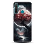 Kılıfland Realme 5i Kılıf, Boutique Baskılı, Ağaç ve Ay Tasarımı, Renk57