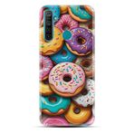 Kılıfland Realme 5i Kılıf, Boutique Baskılı Donut Desenli, Renk31
