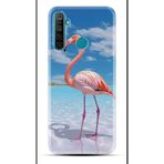 Kılıfland Realme 5i Kılıf, Boutique Baskılı, Flamingo Desenli