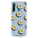 Kılıfland Realme 5i Kılıf, Boutique Baskılı, Gülen Papatyalar Desenli, Mavi