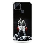 Kılıfland Realme C25Y ile Uyumlu Baskılı Silikon Kılıf, Boxer Tasarımı, Siyah