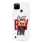 Kılıfland Realme C25Y Kılıf, Boutique Baskılı Bad Guy Desenli, Beyaz