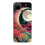 Kılıfland Realme C25Y Kılıf, Boutique Baskılı, Platonik Ay Desenli, Renkli