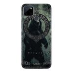 Kılıfland Realme C25Y Kılıf, Boutique Baskılı, Power Bear Desenli, Siyah