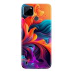 Kılıfland Realme C25Y Kılıf, Boutique Baskılı, Renkli Desen, Renk69
