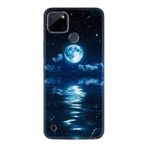Kılıfland Realme C25Y Kılıf, Silikon, Resimli Desenli Baskılı, Gece Ayı, Siyah