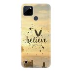 Kılıfland Realme C25Y Silikon Kılıf, Resimli Desenli Baskılı, Believe In Yourself, Sarı