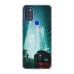 Kılıfland Reeder Max Pro ile Uyumlu Telefon Kılıfı, Desenli Baskılı, Night Cars Figür, Silikon, Yeşil