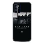 Kılıfland Reeder P13 Blue 2021 ile Uyumlu Telefon Kılıfı, Desenli Baskılı, New York Figürlü, Silikon