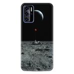 Kılıfland Reeder P13 Blue ile Uyumlu Telefon Kılıfı, Desenli Baskılı, Astronot Red Balon Figür, Siyah