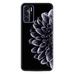Kılıfland Reeder P13 Blue ile Uyumlu Telefon Kılıfı, Desenli Baskılı, Çiçek Figürü, Siyah