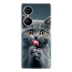 Kılıfland Reeder S19 Max Pro S Edge Kılıf, Boutique Baskılı, Komik Kedi Desenli