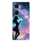 Kılıfland Reeder S19 Max Pro S Edge Kılıf, Boutique Baskılı, Woman in Moon Tasarımı