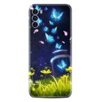 Kılıfland Reeder S19 Max Pro S ile Uyumlu Kılıf, Silikon, Çiçek ve Kelebek Desenli, Renkli