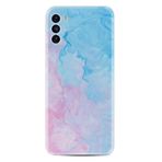Kılıfland Reeder S19 Max Pro S ile Uyumlu Kılıf, Silikon, Resimli Desenli Baskılı, Pink Blue Abstract