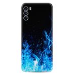 Kılıfland Reeder S19 Max Pro S ile Uyumlu Silikon Kılıf, Desen, Blue Fire