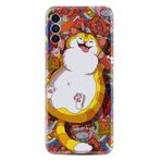 Kılıfland Reeder S19 Max Pro S ile Uyumlu Silikon Kılıf, Desen, Tombul Kedi, Renkli