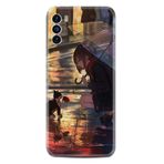 Kılıfland Reeder S19 Max Pro S ile Uyumlu Silikon Kılıf, Kız ve Kedi Desen, Özel Seri