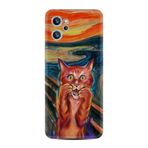 Kılıfland Reeder S19 Max Pro S ile Uyumlu Silikon Kılıf, Sanat Tasarımı, Kedi Baskılı, Renkli