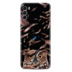 Kılıfland Reeder S19 Max Pro S ile Uyumlu Telefon Kılıfı, Baykuş Desenli, Silikon, Siyah