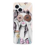 Kılıfland Reeder S23 Max Pro ile Uyumlu Kılıf, Silikon, Desenli Baskılı, Donut Girl, Renk98