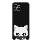 Kılıfland Reeder S23 Max Pro ile Uyumlu Silikon Kılıf, Pandemi Cat Desen, Siyah