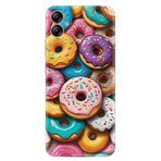 Kılıfland Samsung Galaxy A04E ile Uyumlu Kılıf, Boutique Baskılı Donut Desen, Renkli