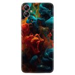 Kılıfland Samsung Galaxy A04E ile Uyumlu Kılıf, Boutique Baskılı, Renk Cümbüşü Desen