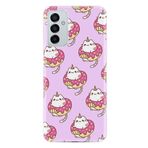 kilifland Samsung Galaxy A04s ile Uyumlu Kılıf Resimli Desenli Baskılı Silikon Unicorn Donut 1417