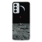Kılıfland Samsung Galaxy A04s ile Uyumlu Silikon Kılıf, Desen Özel Seri Astronot Red Balon, Siyah