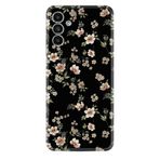 Kılıfland Samsung Galaxy A13 ile Uyumlu Kılıf, Boutique Baskılı, Siyah Fon Çiçek Desen