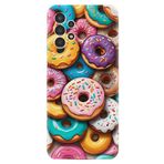 Kılıfland Samsung Galaxy A14 ile Uyumlu Boutique Baskılı Donut Desenli Kılıf, Renkli