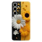 Kılıfland Samsung Galaxy A26 Kılıf Boutique Baskılı Resimli Sarı Beyaz Çiçek Pcode -044