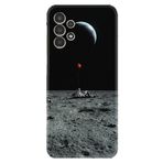 Kılıfland Samsung Galaxy A54 ile Uyumlu Silikon Kılıf, Desen Özel Seri, Astronot Red Balon, Siyah