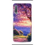Kılıfland Samsung Galaxy A7 2018 ile Uyumlu Kılıf, Boutique Baskılı, Cennet Tasarımı, Renk24