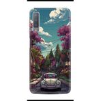 Kılıfland Samsung Galaxy A7 2018 ile Uyumlu Kılıf, Boutique Baskılı, Resimli, Renkli