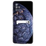 Kılıfland Samsung Galaxy A71 ile Uyumlu Kılıf, Kartvizitli Kartlıklı, Desenli Silikon, Neptune, Siyah
