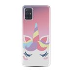 kilifland Samsung Galaxy A71 ile Uyumlu Kılıf Silikon Desen Güzel Seri Sweety Unicorn 1737