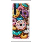 Kılıfland Samsung Galaxy A9 2018 ile Uyumlu Kılıf, Baskılı Resimli Donut Desen, Renk31