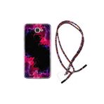 kilifland Samsung Galaxy J7 Prime J7 Prime 2 ile Uyumlu Kılıf Rasta Ipli Boyun Askılı Desenli Silikon Boyalar 1663