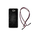 kilifland Samsung Galaxy J7 Prime J7 Prime 2 ile Uyumlu Kılıf Rasta Ipli Boyun Askılı Desenli Silikon Dikenli Tel 1779