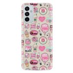 kilifland Samsung Galaxy M13 ile Uyumlu Kılıf Resimli Desenli Baskılı Silikon ile Uyumlu Kılıf Donut Flamingo 1415