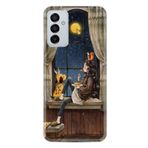 kilifland Samsung Galaxy M13 Uyumlu Resimli Desenli Baskılı Silikon ile Uyumlu Kılıf Ananas Camera Glass 1358
