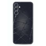 Kılıfland Samsung Galaxy M15 ile Uyumlu Silikon Kılıf, Dikenli Tel Desen, Siyah